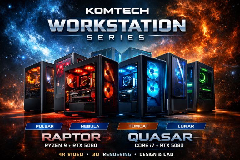 Komputer gamingowy jako stacja robocza – KomTech Workstation Series 2026
