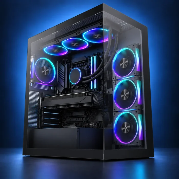 Komputer gamingowy TOMCAT QHD w obudowie DeepCool CG580 – widok główny | Komputery gamingowe | | Sklep KomTech
